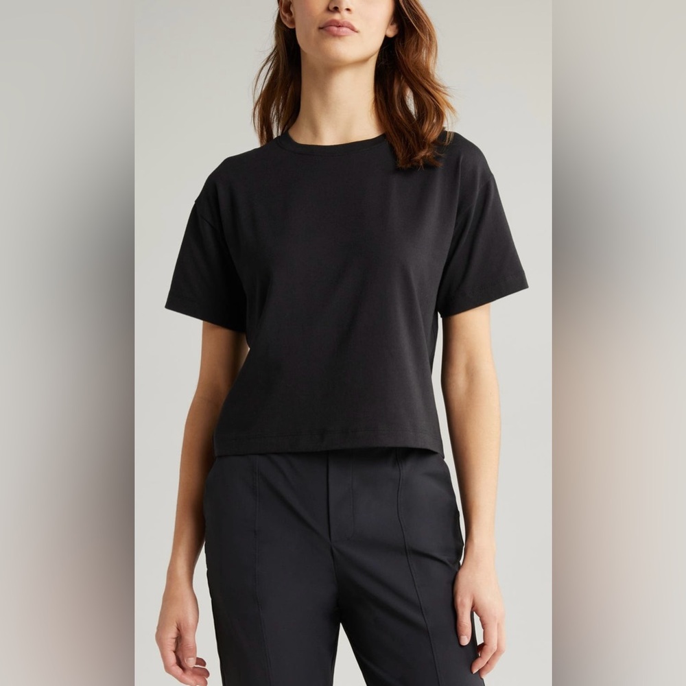 Zella New Take Crewneck T-Shirt in Black